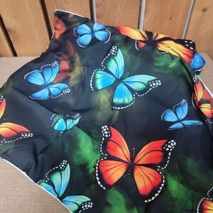 Twin XL Fitted Sheet And Two Pillowcases Butterflies